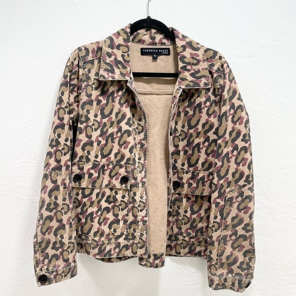 Veronica Beard Mercer Leopard Print Jacket Women’s - Picture 2 of 6